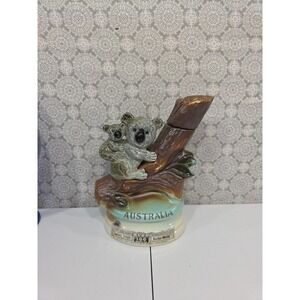 Jim Beam Australia Koala Bourbon Whiskey Bottle Decanter Ceramic Figurine Liquor